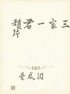 赵君一家三口照片