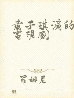 黄子琪演的全部电视剧