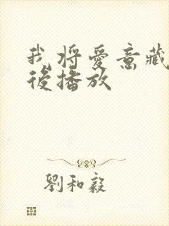 我将爱意藏于身后播放