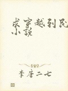 求穿越到民国的小说