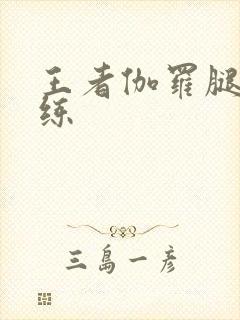 王者伽罗腿法熟练