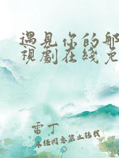 遇见你的那天电视剧在线免费观看