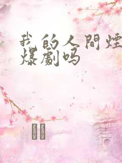 我的人间烟火算爆剧吗