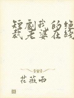 短剧我的绝美总裁老婆在线看