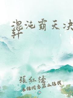 混沌霸天决沈浩轩