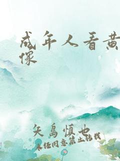 成年人看黄色录像