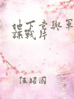 地下党与军统的谍战片