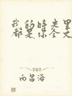 我的时光里满满都是你全文免费阅读