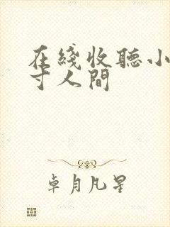 在线收听小说三寸人间