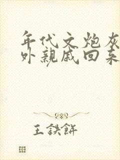 年代文炮灰的海外亲戚回来了书包网