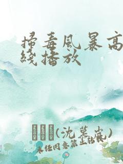 扫毒风暴高清在线播放