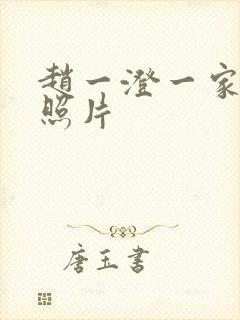 赵一澄一家三口照片