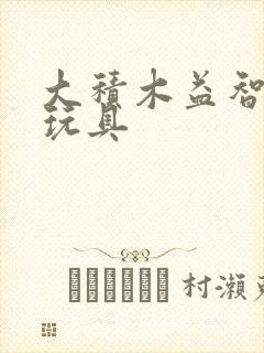 大积木益智拼装玩具