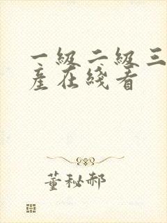 一级二级三级国产在线看