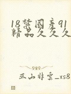 18禁国产91精品久久久久久
