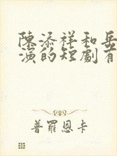 陈添祥和岳雨婷演的短剧有哪些