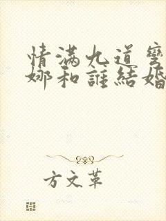 情满九道弯史小娜和谁结婚了