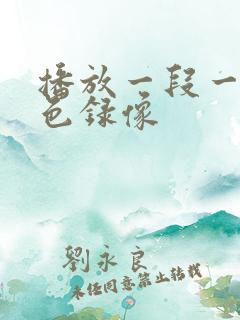 播放一段一级黄色录像