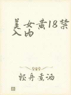 美女黄18禁止入内