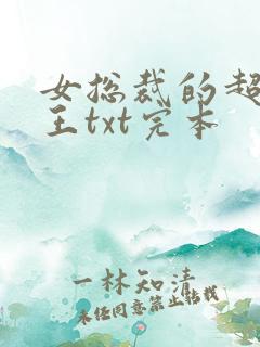女总裁的超级兵王txt完本