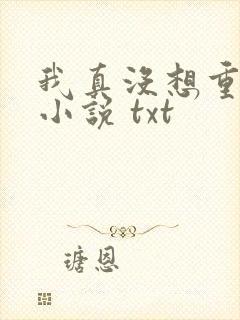 我真没想重生啊小说 txt