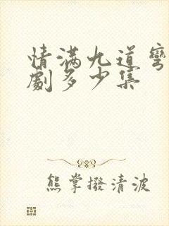 情满九道弯电视剧多少集