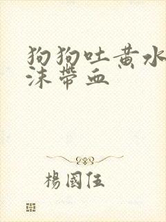 狗狗吐黄水带泡沫带血