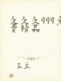 久久久999免费精品