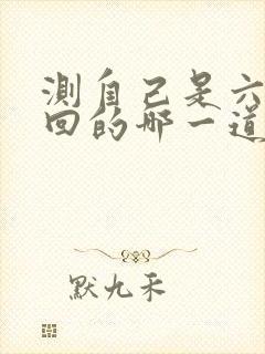 测自己是六道轮回的哪一道