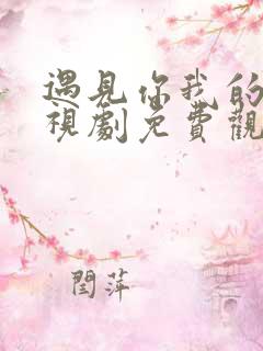 遇见你我的爱电视剧免费观看全集