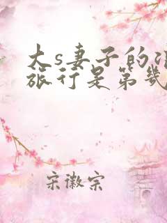 大s妻子的浪漫旅行是第几季