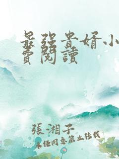 最强贵婿小说免费阅读