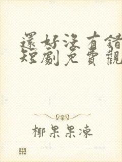 还好没有错过你短剧免费观看