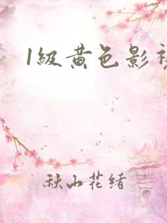 1级黄色影视