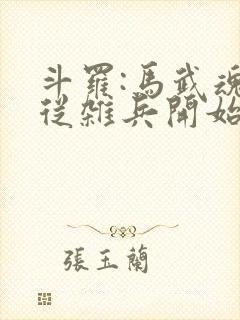 斗罗:马武魂,从杂兵开始签到的小说