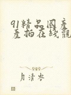 91精品国产自产拍在线观看蜜