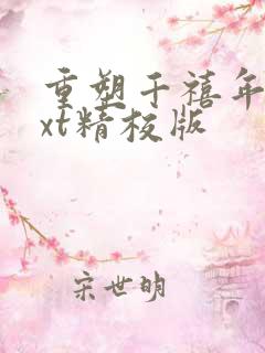 重塑千禧年代txt精校版