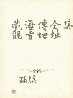 藏海传全集免费观看地址