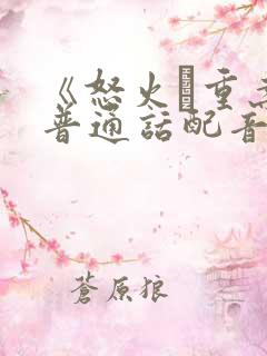 《怒火·重案》普通话配音