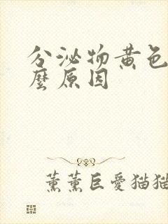 分泌物黄色是什么原因