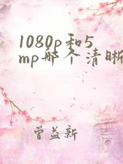 1080p和5mp哪个清晰