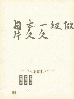 日本一级做a爰片久久