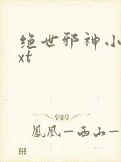 绝世邪神小说txt