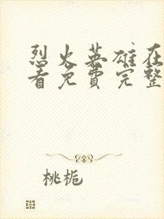 烈火英雄在线观看免费完整版电影