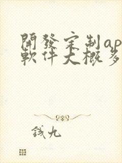 开发定制app软件大概多少钱