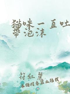 猫咪一直吐黄水带泡沫