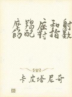 摩羯座和射手座的配对指数是多少