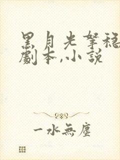 黑月光拿稳be剧本,小说