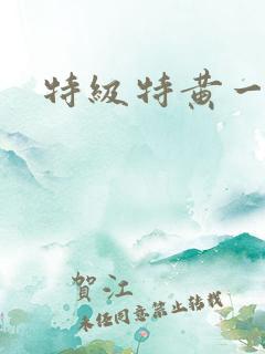 特级特黄一级片