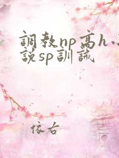 调教np高h小说sp训诫